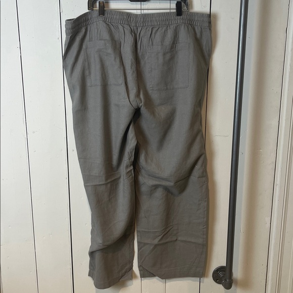 Old Navy Women’s Dark Beige Linen Lounge Pants XXL - Picture 5 of 5